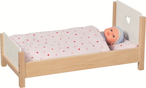 Drewniane Łóżeczko dla lalek i pluszaków Goki