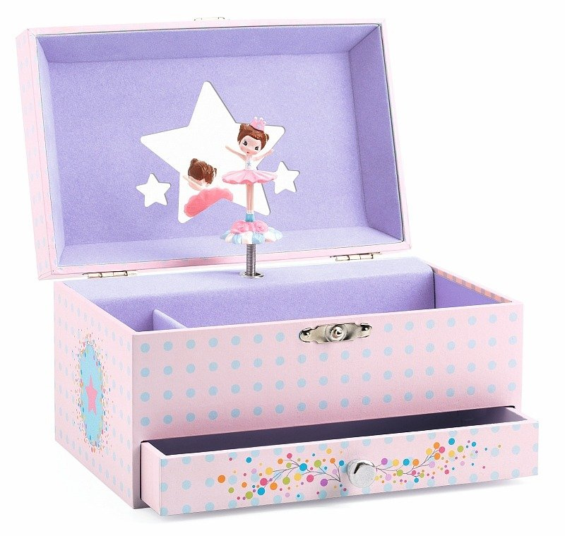 Szkatułka z pozytywką Baletnica Djeco | ZABAWKI \ Zabawki dla
