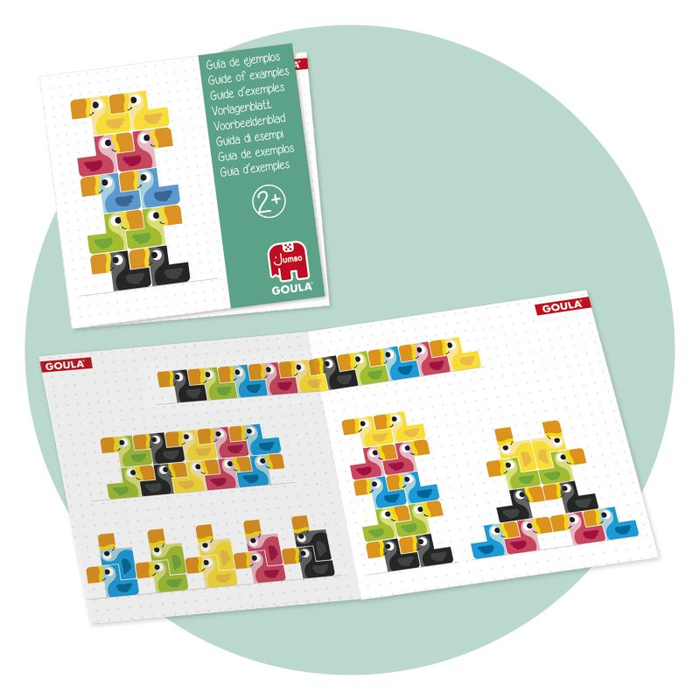 Drewniana gra dla dzieci Tukany Goula