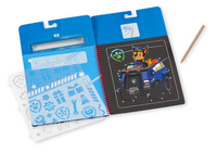 Książeczka ze zdrapywankami Psi Patrol Scratch Art Pad – Chase Melissa and Doug