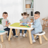 Smoby Stolik ogrodowy lub do pokoju dziecięcego zielony funkcjonalny Mebel 