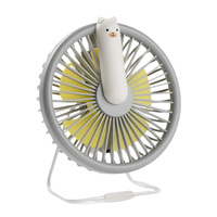 Wiatraczek lampka dla dzieci szary Miś Rabbit & Friends