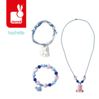 Zestaw kreatywny dla dzieci do tworzenia biżuterii z zawieszkami Małe zwierzątka Janod