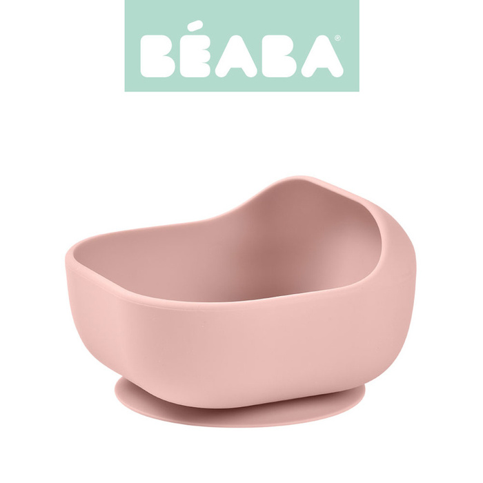Beaba Silikonowa miseczka z przyssawką pink