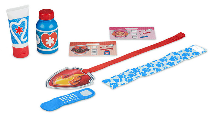 Ambulans drewniany pojazd ratunkowy z akcesoriami Psi Patrol Marshall's Melissa and Doug