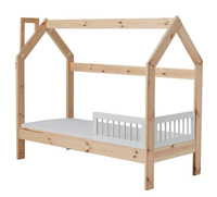 Pinio Łóżka Domki Barierka Classic 2 sztuki 160x70 naturalna