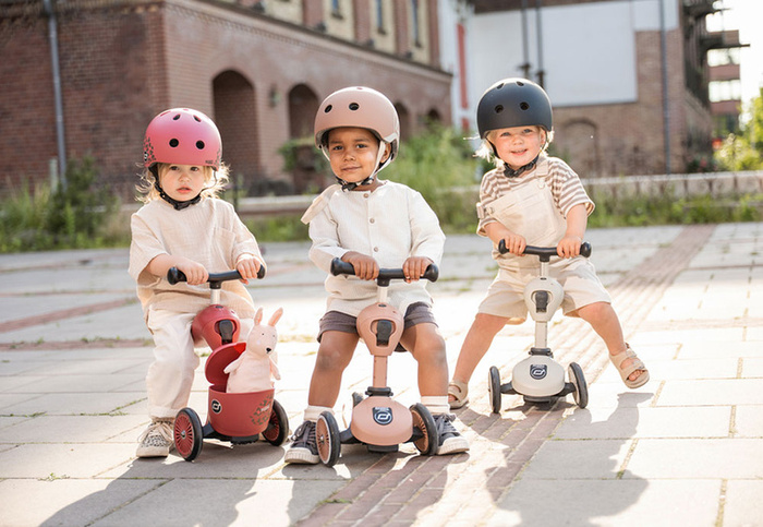 SCOOTANDRIDE Highwaykick 1 Push and Go 2w1 Jeździk i hulajnoga z rączką do prowadzenia 1-5 lat SCOOTANDRIDE Highwaykick 1 Push and Go 2w1 Jeździk i hulajnoga z rączką do prowadzenia 1-5 lat Mocha