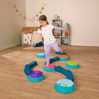 Modułowa ścieżka sensoryczna z dźwiękami 14 elementów Balance & Groove B.Toys