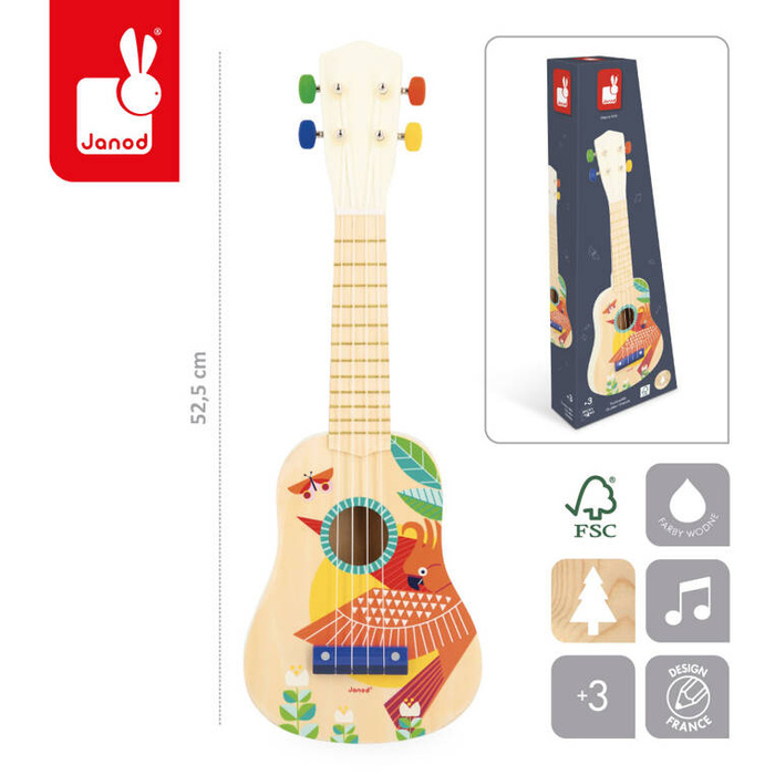Zabawka muzyczna drewniane ukulele Gioia Janod