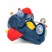 Lilliputiens Piesek Jules Przytulanka aktywizująca Samolot Zabawka sensoryczna i edukacyjna