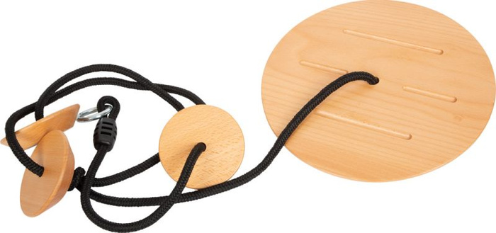 Huśtawka dla dzieci z liną wspinaczkową 2w1 Black Line Small Foot