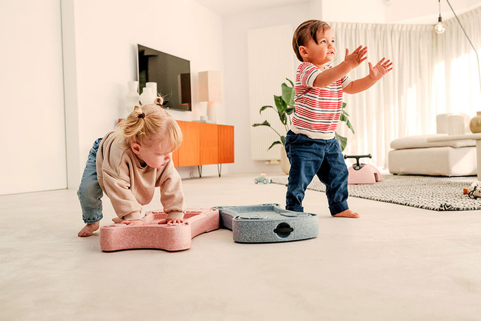 Scootandride My First jeździk pchacz dla dzieci 3w1 6 m+ Steel niebieski