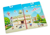 Naklejki wielokrotne Psi Patrol Restickable Stickers Flip-Flap Pad – Adventure Bay Melissa & Doug