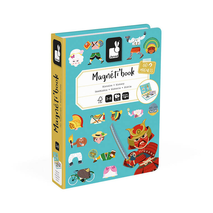 Układanka magnetyczna Historia Magnetibook Janod