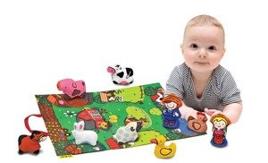 Przenośna mata Farma z figurkami K's Kids