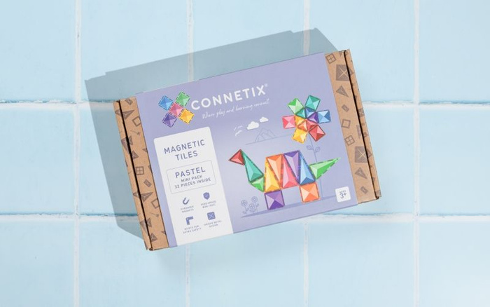 Klocki magnetyczne dla dzieci Pastel Mini Pack 32 el. Connetix