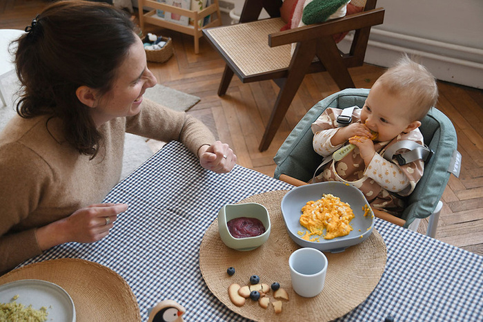 Komplet naczyń z silikonu z przyssawką Jungle Beaba 