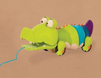 Zabawka na sznurku dla dzieci Ciekawski krokodyl B.toys