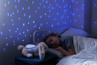 Cloud b® Twilight Buddies™ Bunny Lampka nocna z projekcją świetlną Króliczek dla niemowląt