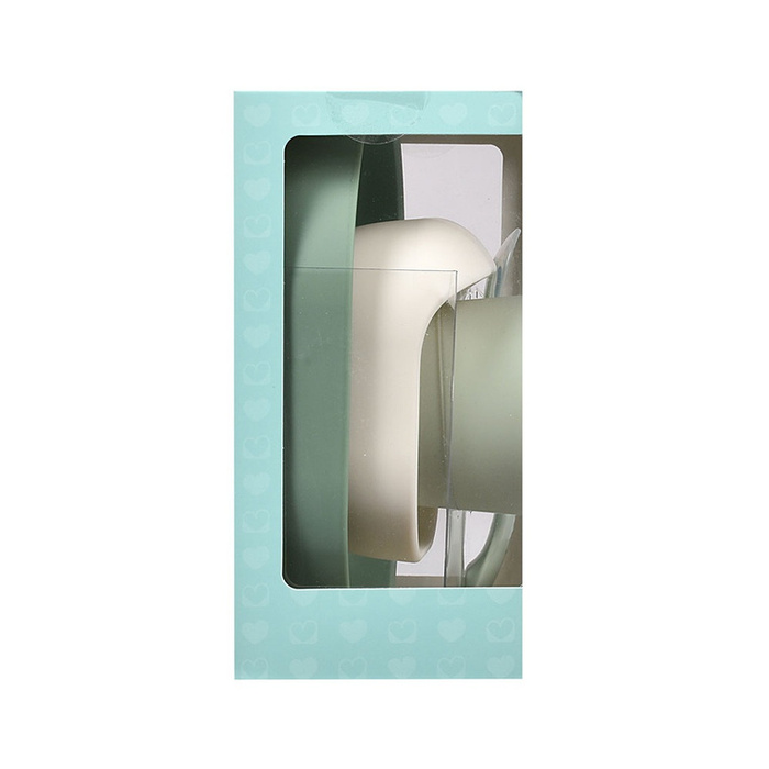 Komplet naczyń z silikonu z przyssawką Sage Green Beaba