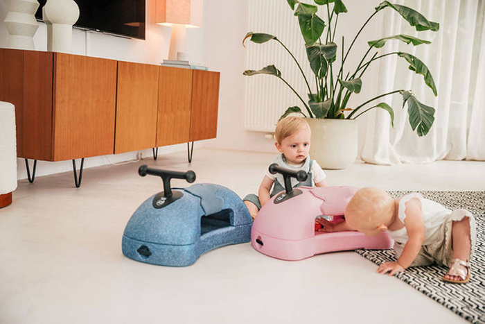 Scootandride My First jeździk pchacz dla dzieci 3w1 6 m+ Steel niebieski