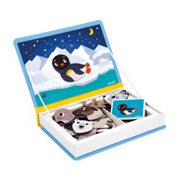Układanka magnetyczna Zwierzęta polarne Magnetibook Janod