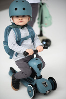 SCOOTANDRIDE Dziecięcy Kask XXS-S 1-5 lat światło LED magnetyczne zapięcie Kiwi 