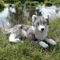 Rappa ekologiczny Pies Husky 60 cm pluszowy Przyjaciel dziecka