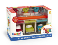 Kolorowy Garaż z 3 autkami i kluczami Battat