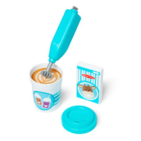 Zabawkowy zestaw z wibrującym spieniaczem do kawy i koktajli Hot & Cold Drinks Melissa & Doug