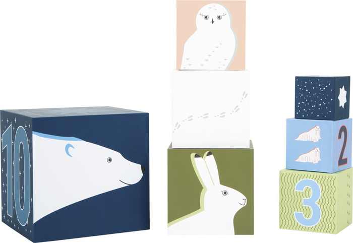 Pudełka do układania wieża Arktyka Small Foot