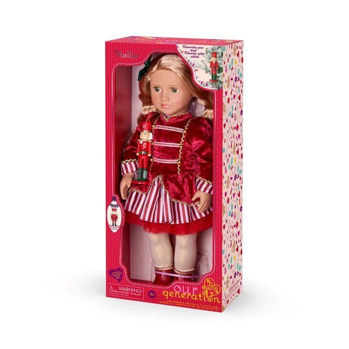 Lalka Hollie z dziadkiem do orzechów 46 cm Our Generation