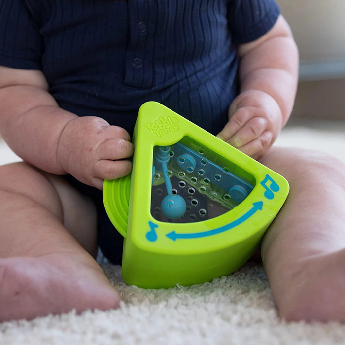 Wańka wstańka z dzwoneczkiem zabawka stymulująca Tobble Tones Fat Brain Toys