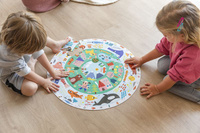 Okrągłe puzzle XXL Odkrywca zwierząt Goula