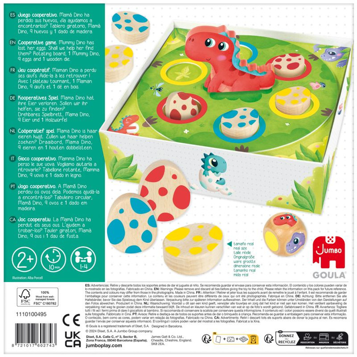 Gra kooperacyjna dla dzieci Mummy Dino Goula