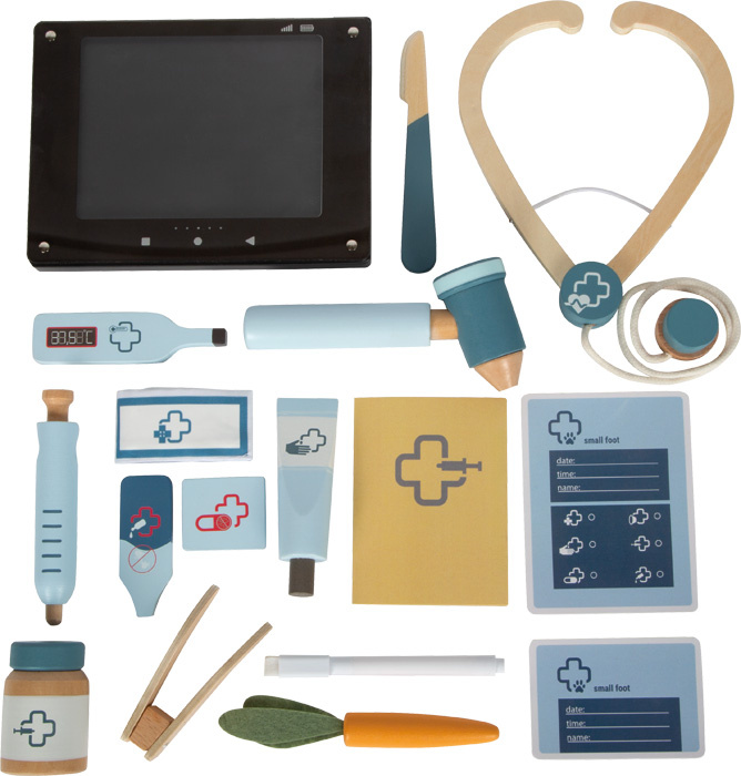 Zestaw weterynarza z pluszowym królikiem Small Foot