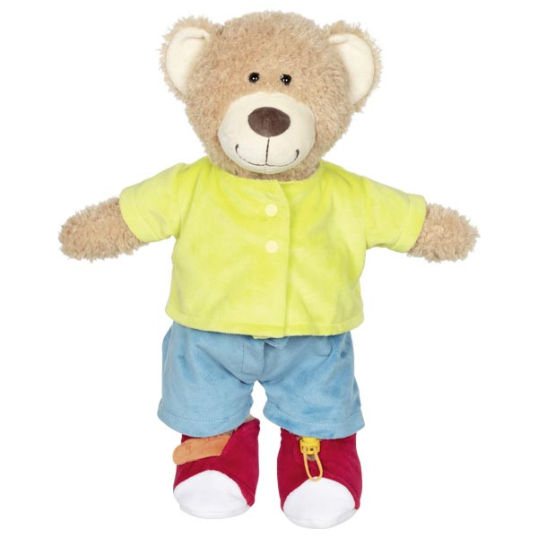Miś edukacyjny do nauki ubierania Teddy Brommel Goki