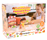Zestaw do Pieczenia Pizzy z drewnianymi elementami Pretendables Fat Brain Toy