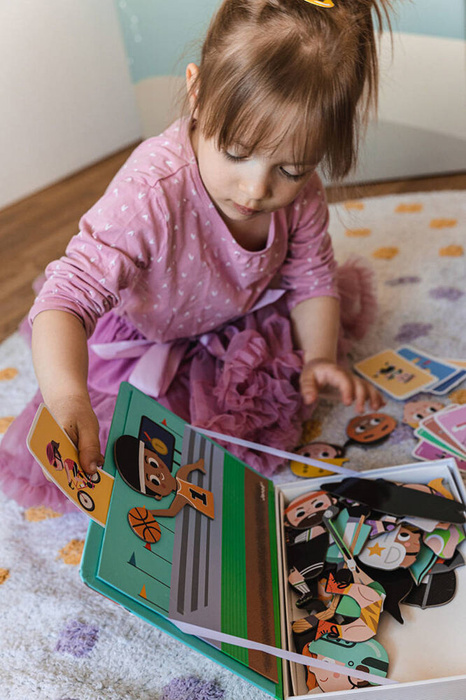 Układanka magnetyczna Sport Magnetibook Janod