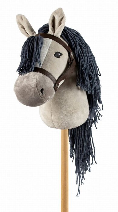 Koń na kiju szary Hobby Horsing Astrup