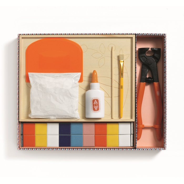 Djeco Zestaw artystyczny z akcesoriami dla dorosłych AGA Atelier 72 Mozaika