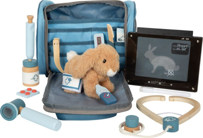Zestaw weterynarza z pluszowym królikiem Small Foot