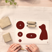 Zestaw artystyczny Modelowanie i rzeźbienie z gliny dla dorosłych .GA Atelier 84 Djeco