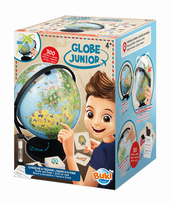 Ilustrowany globus dla dzieci Junior Buki
