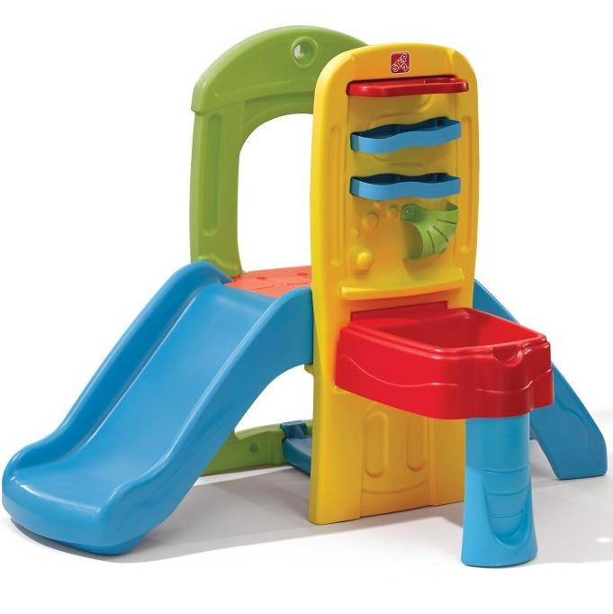 STEP2 Centrum Aktywności Zjeżdżalnia Labirynt dla piłeczek Zabawka ogrodowa dla najmłodszych