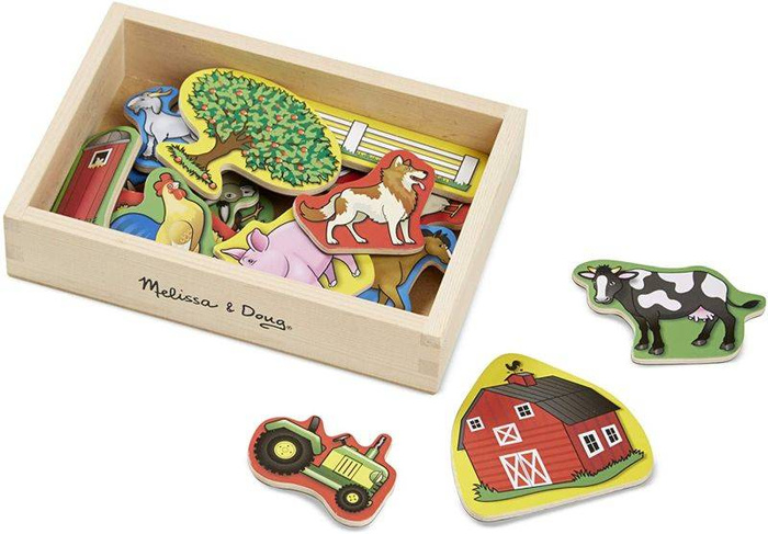 Drewniane magnesy Na farmie Melissa & Doug 