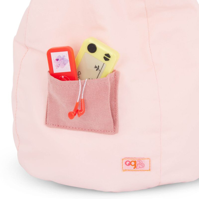 Fotel worek Sako dla lalek 46cm Bean Bag Chair Our Generation