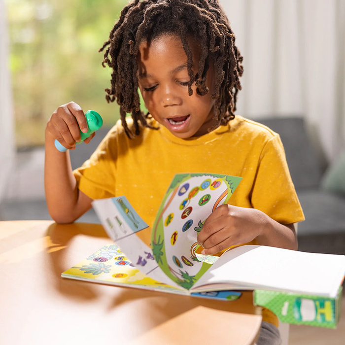 Sticker Wow książeczka Dinozaur stempel z naklejkami Melissa & Doug