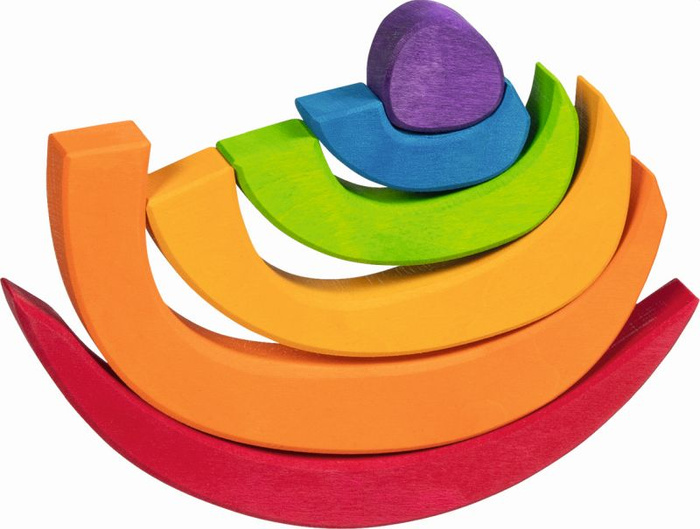 Okrągła układanka z 12 drewnianymi elementami Puzzle Oculus Goki