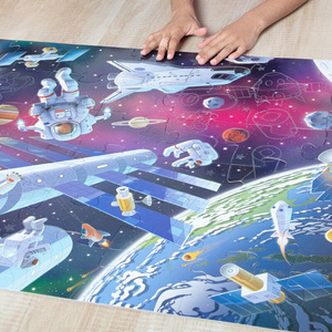 Puzzle podłogowe z efektem fluorescencyjnym 48 el. Kosmos Melissa & Doug